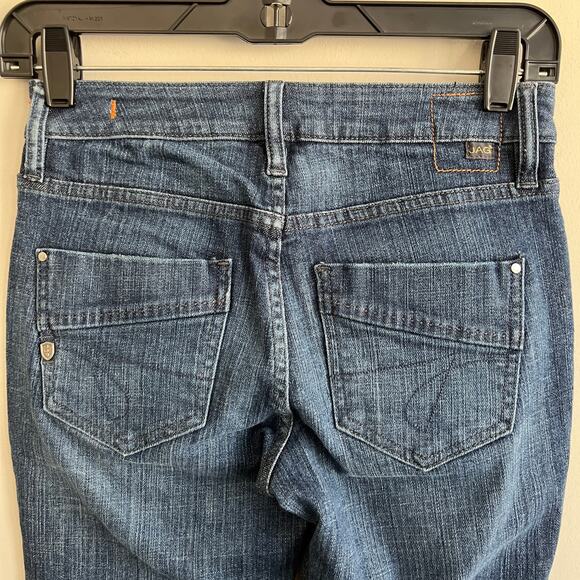 Jag Jeans Low Rise Straight Leg Denim 2 Petite Stretch - Picture 4 of 7